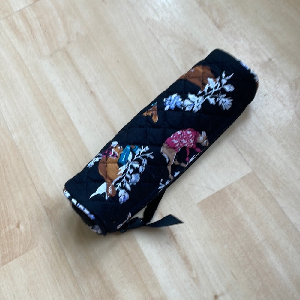 Vera Bradley Mischief Makeup Brush/ Pencil Case Gem